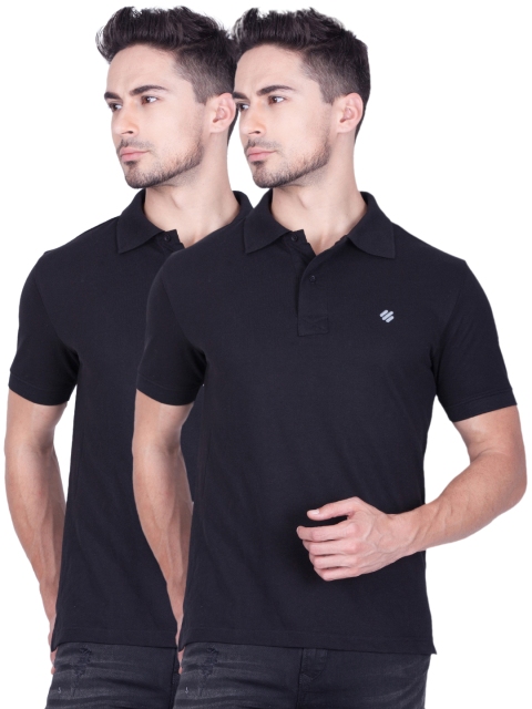 ONN Pack of 2 Black Polo T-shirts