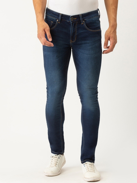 

SPYKAR Men Blue Super Skinny Fit Low-Rise Light Fade Cotton Jeans