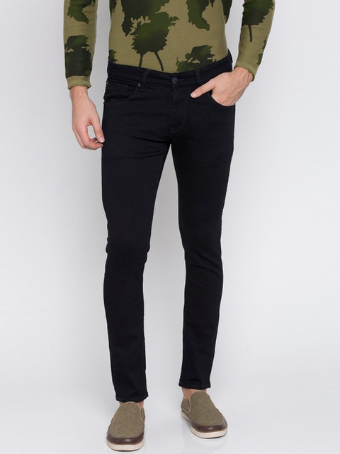 

SPYKAR Men Blue Super Skinny Fit Low-Rise Cotton Jeans