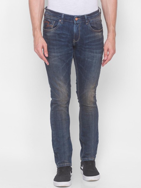 

SPYKAR Men Blue Slim Fit Light Fade Jeans