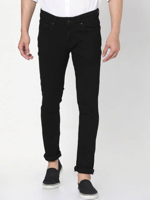 

SPYKAR Men Black Slim Fit Low-Rise Jeans
