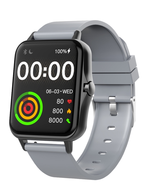 

AQFIT Grey Solid W12 1.69 Inch Smartwatch