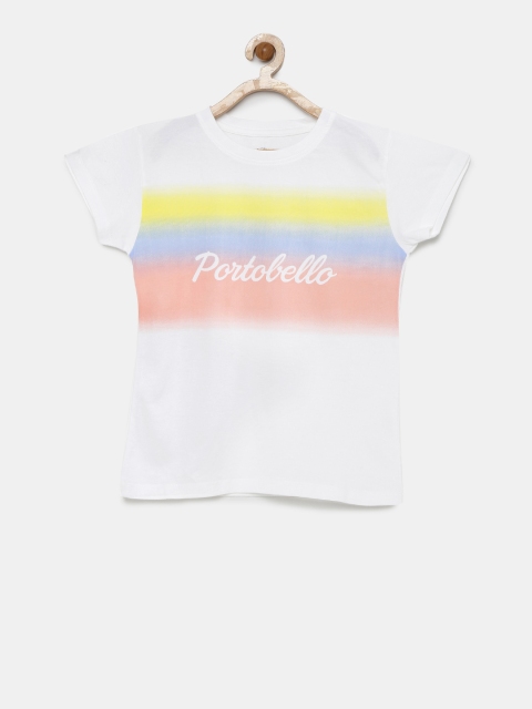 

Pepe Jeans Girls White Dyed Round Neck T-shirt
