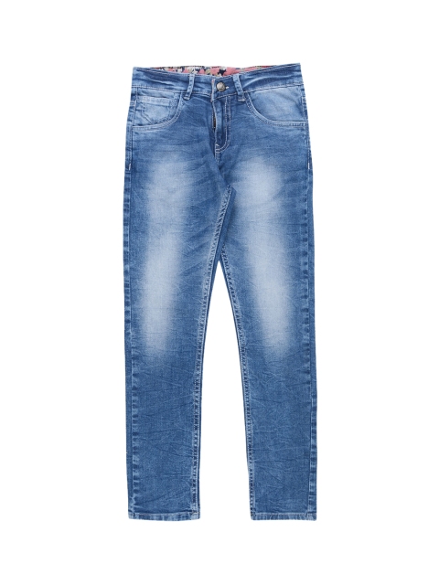 

Jean Cafe Girls Blue Jean Slim Fit Heavy Fade Jeans