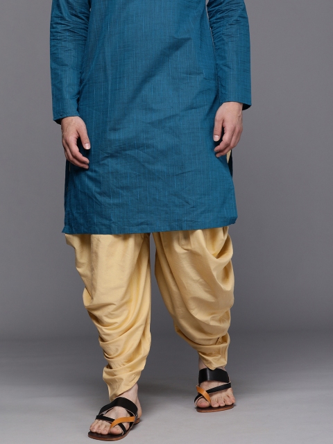 

Manyavar Men Beige Solid Dhoti Pants