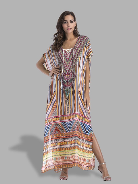 

JC Collection Multicoloured Tribal Maxi Dress, Multi