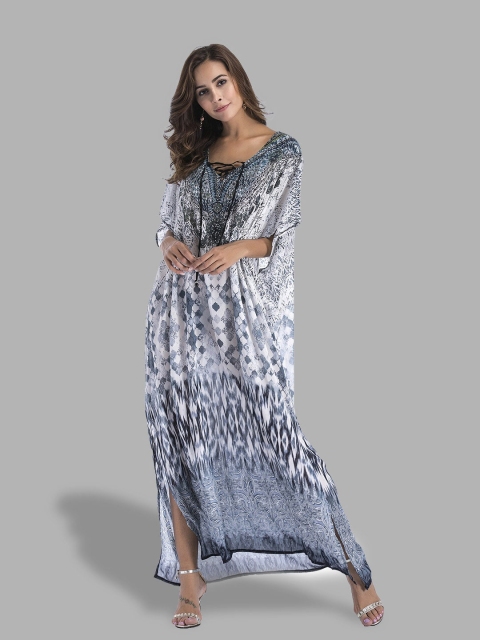 

JC Collection Women Grey Maxi Dress