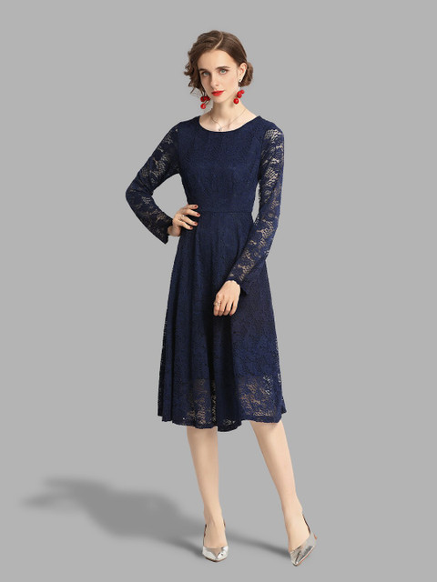 

JC Collection Blue Midi Dress