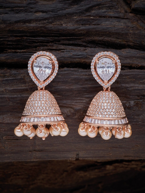 

Kushal's Fashion Jewellery White Classic Studs Earrings