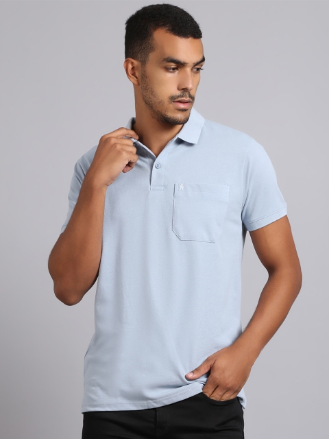 

VENITIAN Men Steel Polo Collar T-shirt