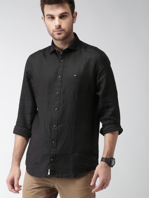

Tommy Hilfiger Black New York Fit Casual Shirt