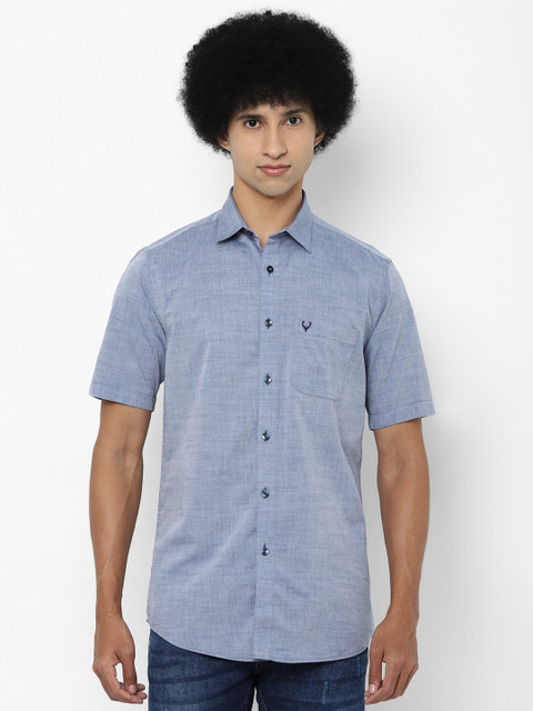 

Allen Solly Men Blue Slim Fit Casual Shirt