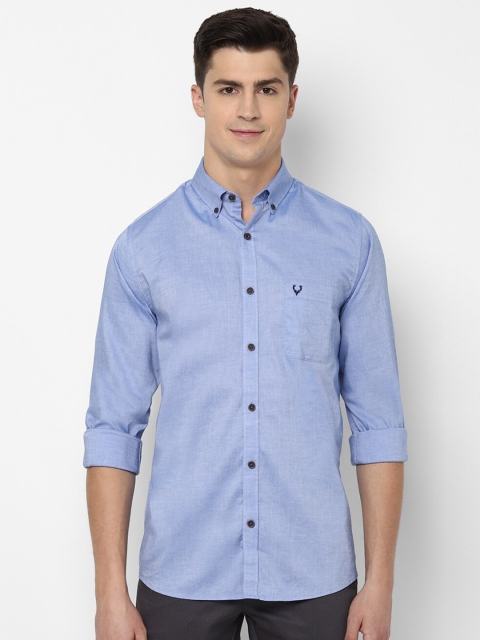 

Allen Solly Men Blue Slim Fit Casual Shirt