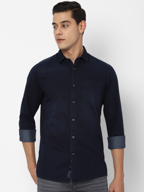 

Allen Solly Sport Men Navy Blue Pure Cotton Casual Shirt