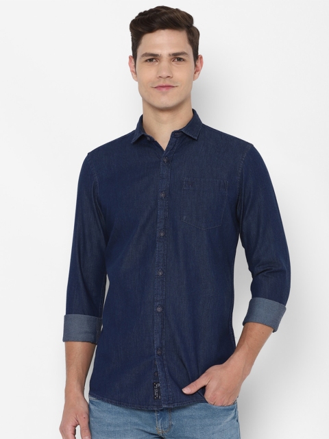 

Allen Solly Sport Men Navy Blue Pure Cotton Casual Shirt