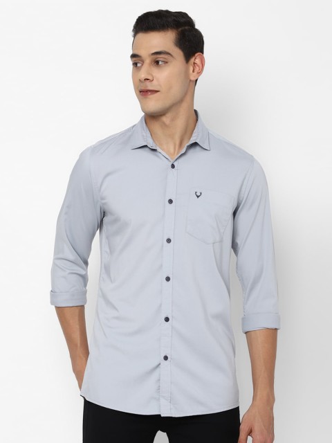 

Allen Solly Sport Men Blue Solid Casual Shirt