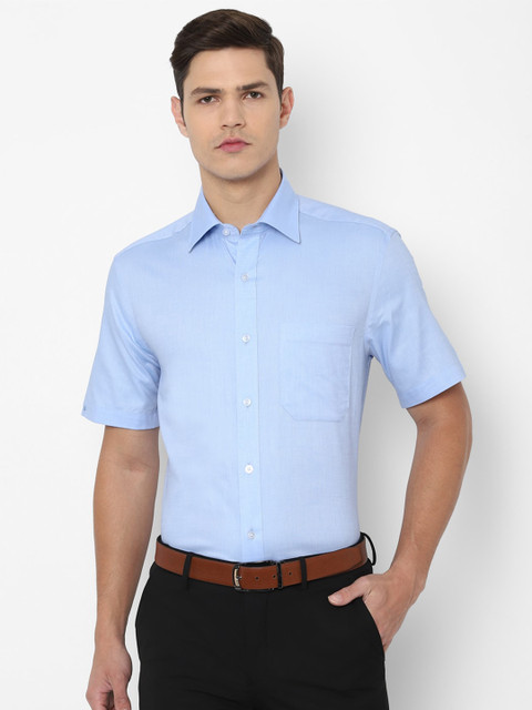 

Louis Philippe Men Blue Formal Shirt