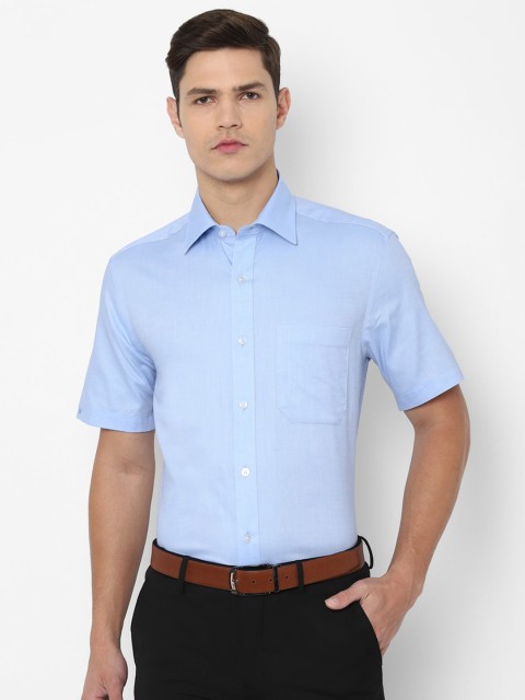 

Louis Philippe Men Blue Formal Shirt