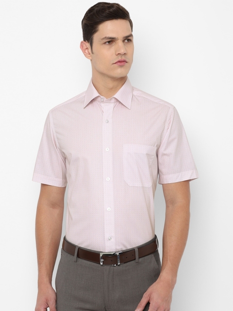 

Louis Philippe Men Purple Checked Formal Shirt