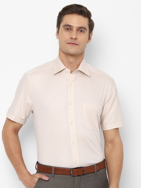 

Louis Philippe Men Cream-Coloured Formal Shirt