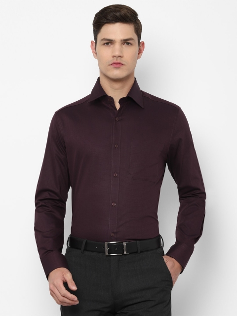 

Louis Philippe Men Maroon Formal Shirt
