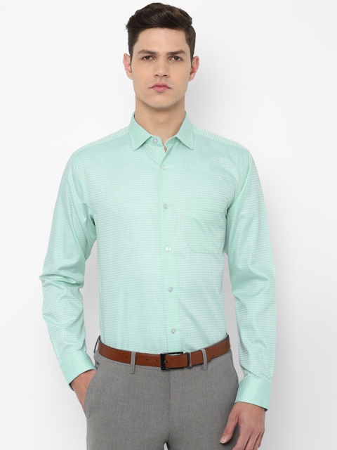 

Louis Philippe Men Green Slim Fit Formal Shirt