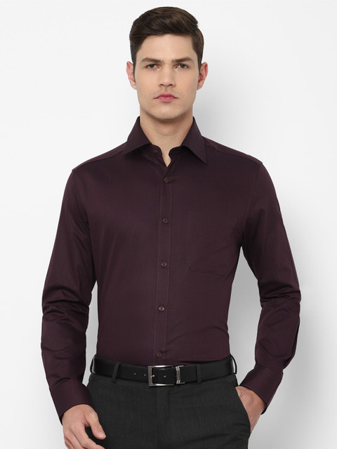 

Louis Philippe Men Maroon Formal Shirt