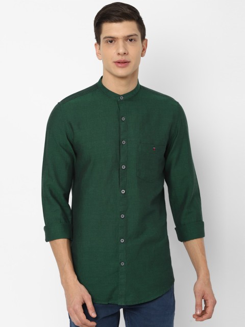 

Louis Philippe Sport Men Green Slim Fit Casual Shirt