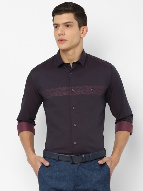 

Louis Philippe Sport Men Purple Slim Fit Printed Casual Shirt