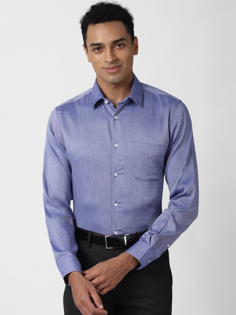 

Peter England Men Blue Slim Fit Formal Shirt