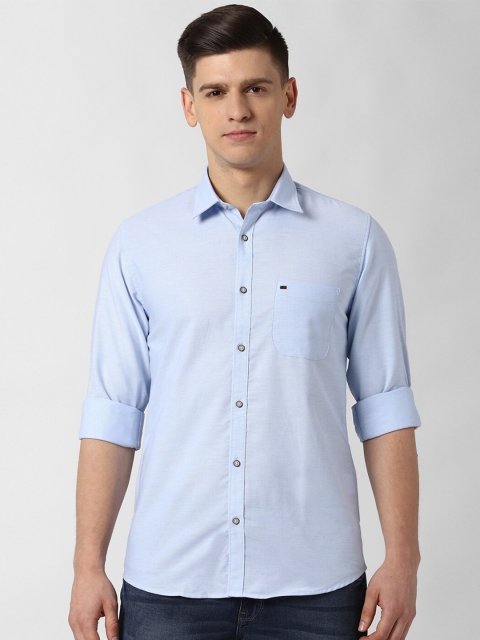 

Peter England Casuals Men Blue Slim Fit Casual Shirt