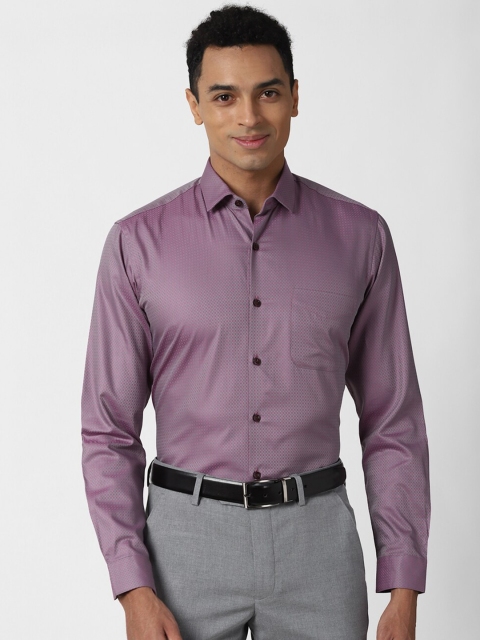 

Peter England Elite Men Purple Formal Shirt