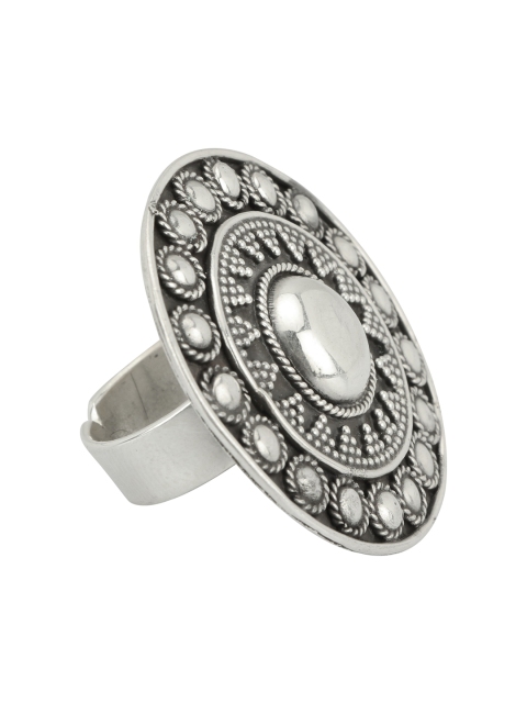 

ahilya 92.5 Sterling Silver Adjustable Ring