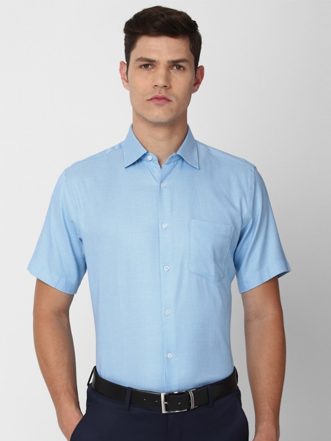 

Van Heusen Men Blue Formal Shirt