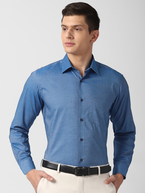 

Van Heusen Men Blue Formal Shirt