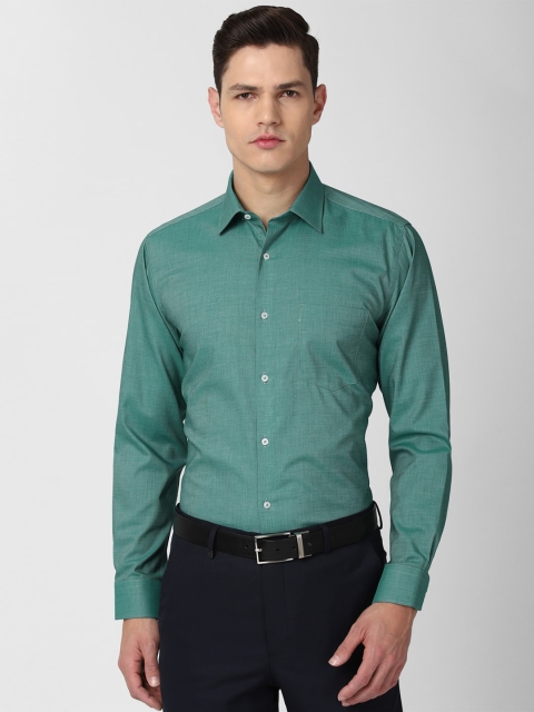 

Van Heusen Men Green Formal Shirt