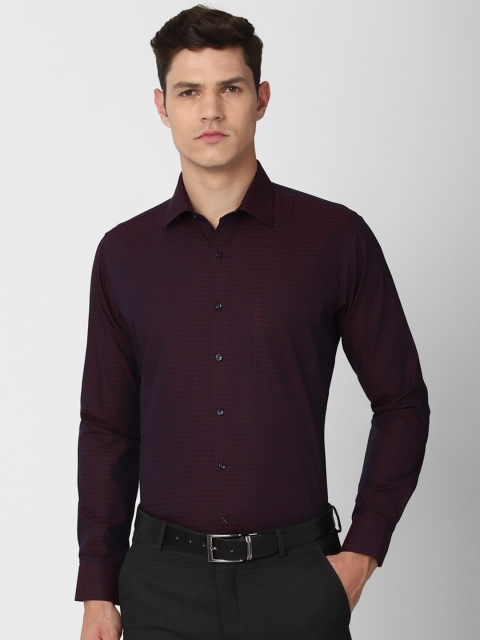 

Van Heusen Men Maroon Slim Fit Formal Shirt