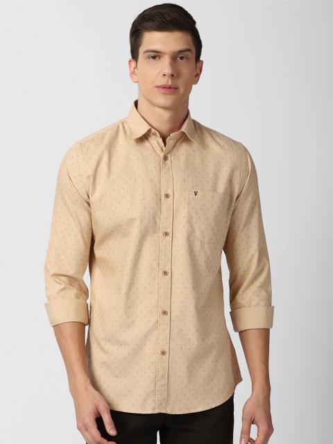 

Van Heusen Sport Men Khaki Slim Fit Printed Casual Shirt