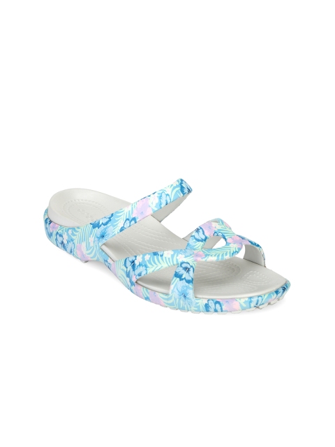

Crocs Women Blue Printed Flats