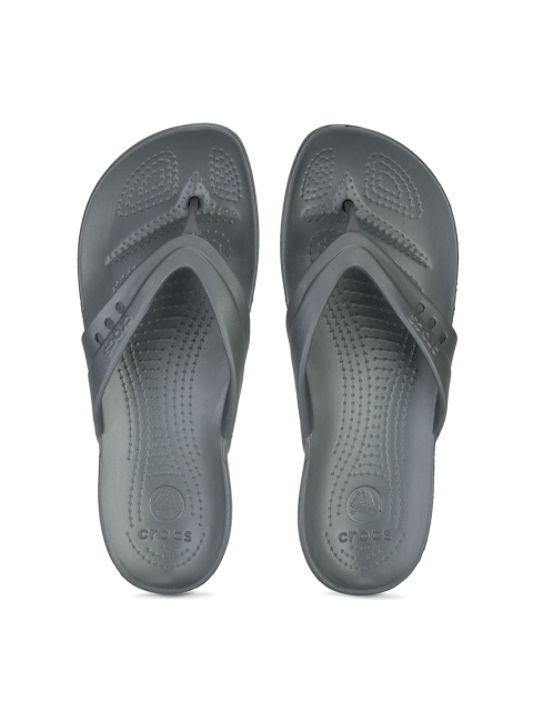 

Crocs Women Grey Flip-Flops