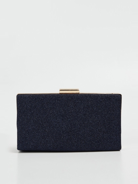 

CODE by Lifestyle Navy Blue Structured Sling Bag