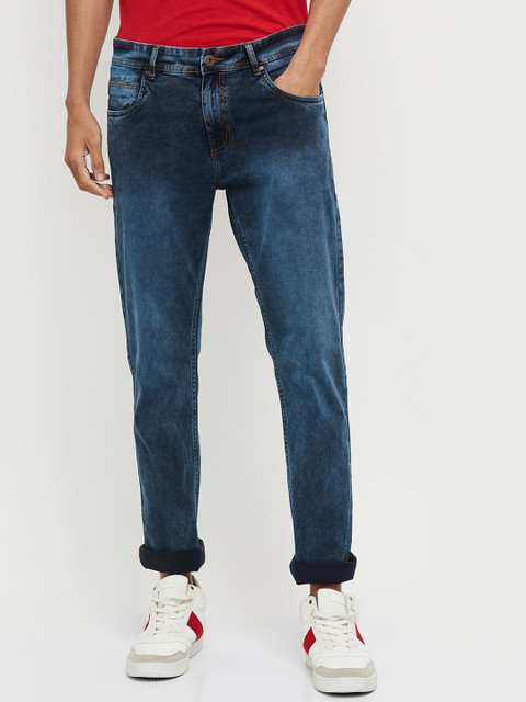 

max Men Blue Light Fade Jeans