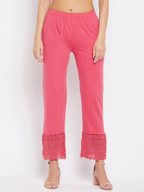 

Clora Creation Women Peach-Coloured Ethnic Palazzos