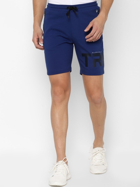 

Allen Solly Men Blue Slim Fit Shorts