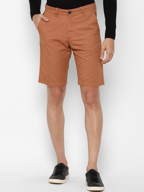 

Allen Solly Men Brown Slim Fit Shorts