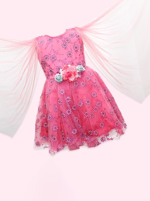 

Born Babies Pink Floral Dress