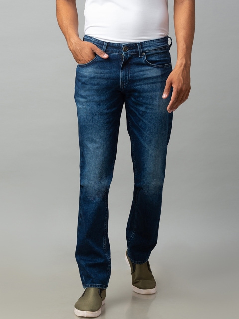 

SPYKAR Men Blue Rovers Low Distress Light Fade Jeans