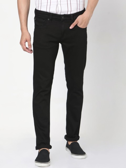 

SPYKAR Men Black Solid Rovers Slim Fit Jeans