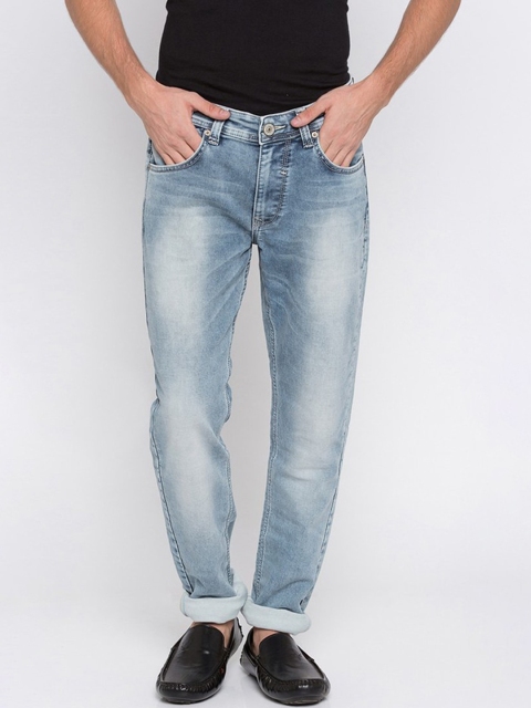

SPYKAR Men Blue Rovers Low Distress Heavy Fade Jeans