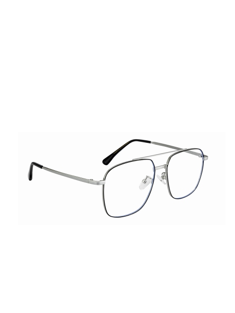 

Ted Smith Unisex Silver-Toned Full Rim Square Frames